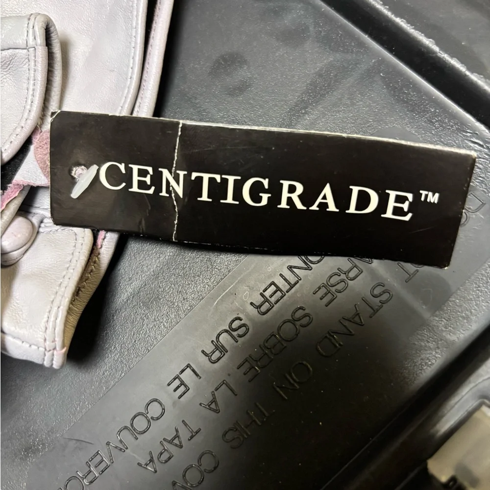 Vintage Centigrade Light Lavender Leather Gloves